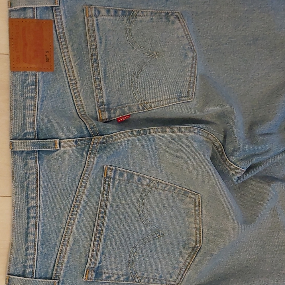 Levi's 501 Stretch Skinny Jeans W28 L28 Tango Light Wash - Picture 5 of 9